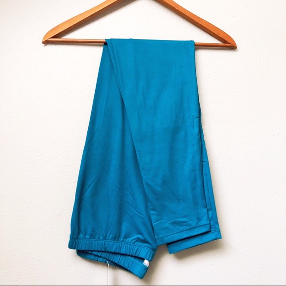 Viv Pants - Plus // Teal Blue Brushed Leggings